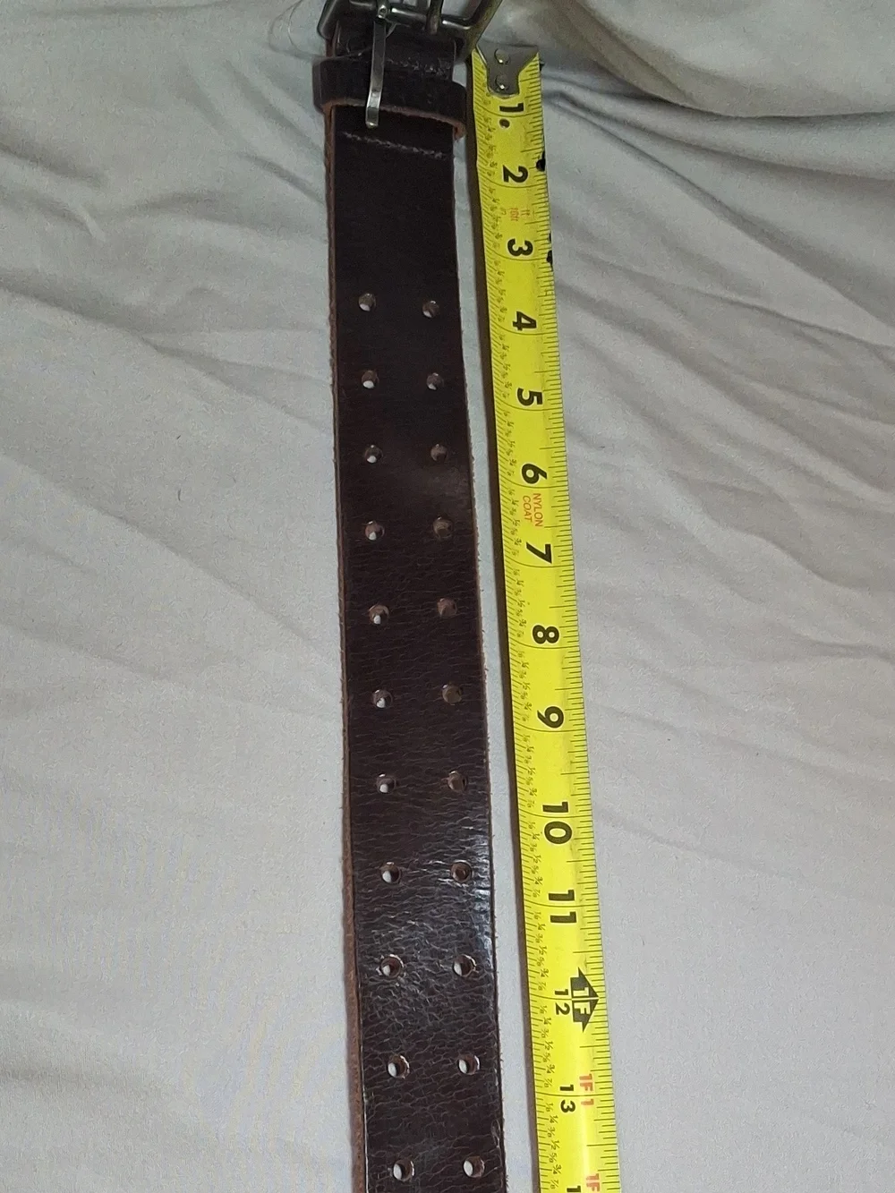 Rare Levi's Adjustable Double Prong Leather Belt Pre-Production Sample 41818-28